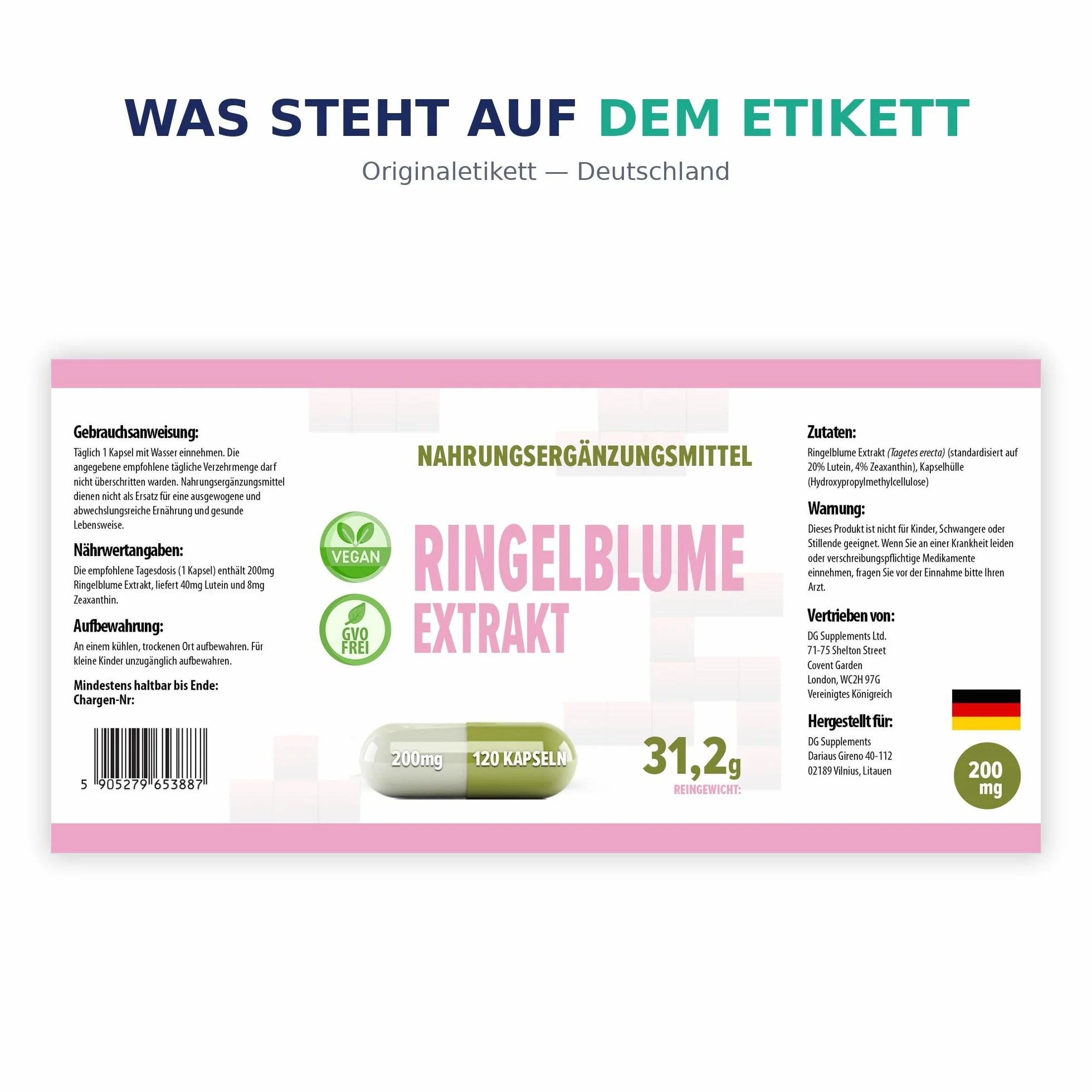 Hepatica Luteina 40 mg Zeaxantina 8 mg 120 capsule vegane Tagetes erecta GMP
