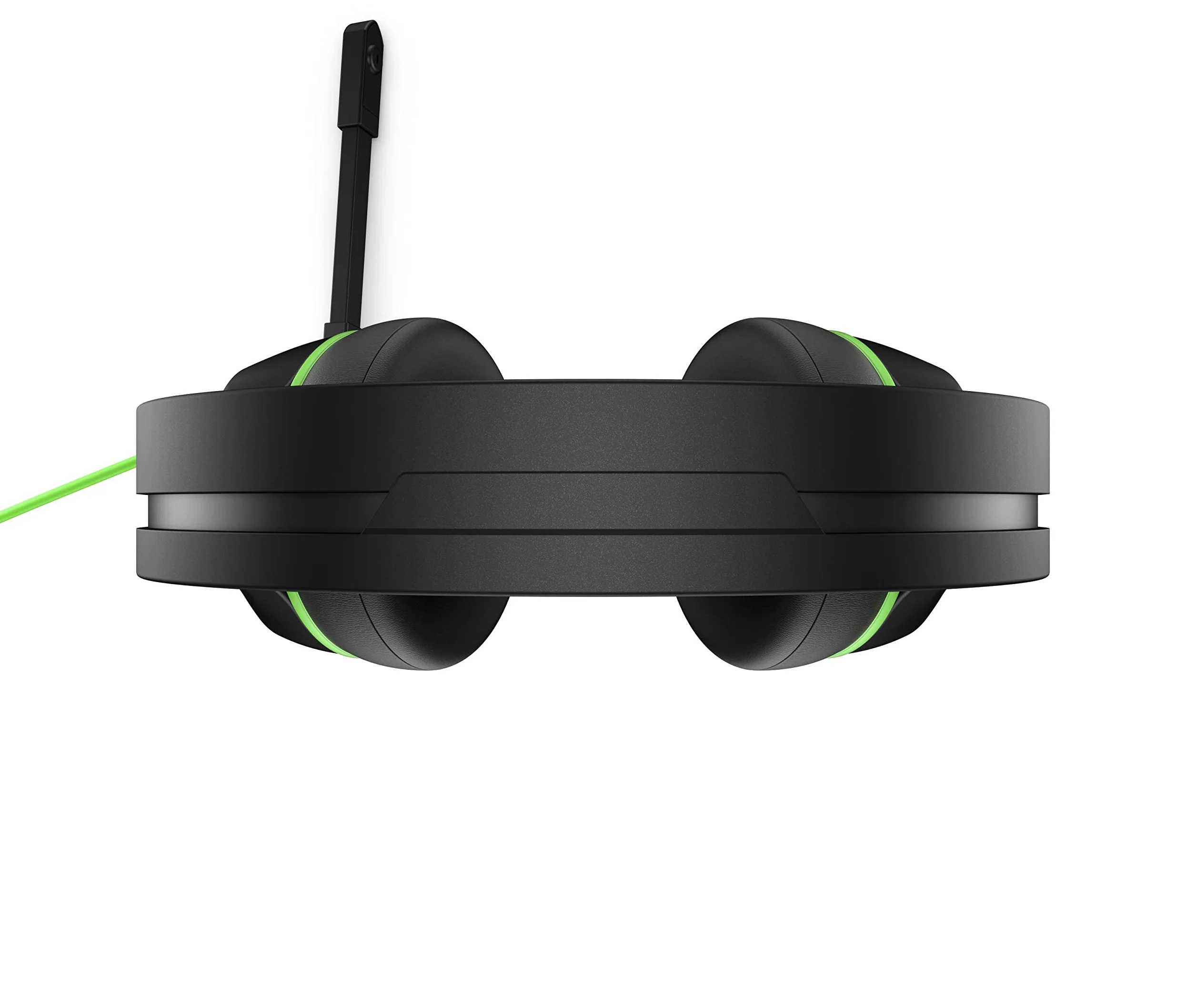 HP 400 Pavilion Gaming Cuffie, Comandi Integrati nel Cavo, Microfono Ripiegabile, Imbottitura in Finta Pelle Morbida su Auricolari e Base, Compatibile con PlayStation e Xbox, Nero/Verde