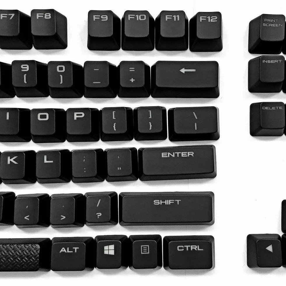 HUYUN Sostituzione originale 104 keycaps per Corsair K70 LUX RGB Rapidfire tastiera meccanica da gioco