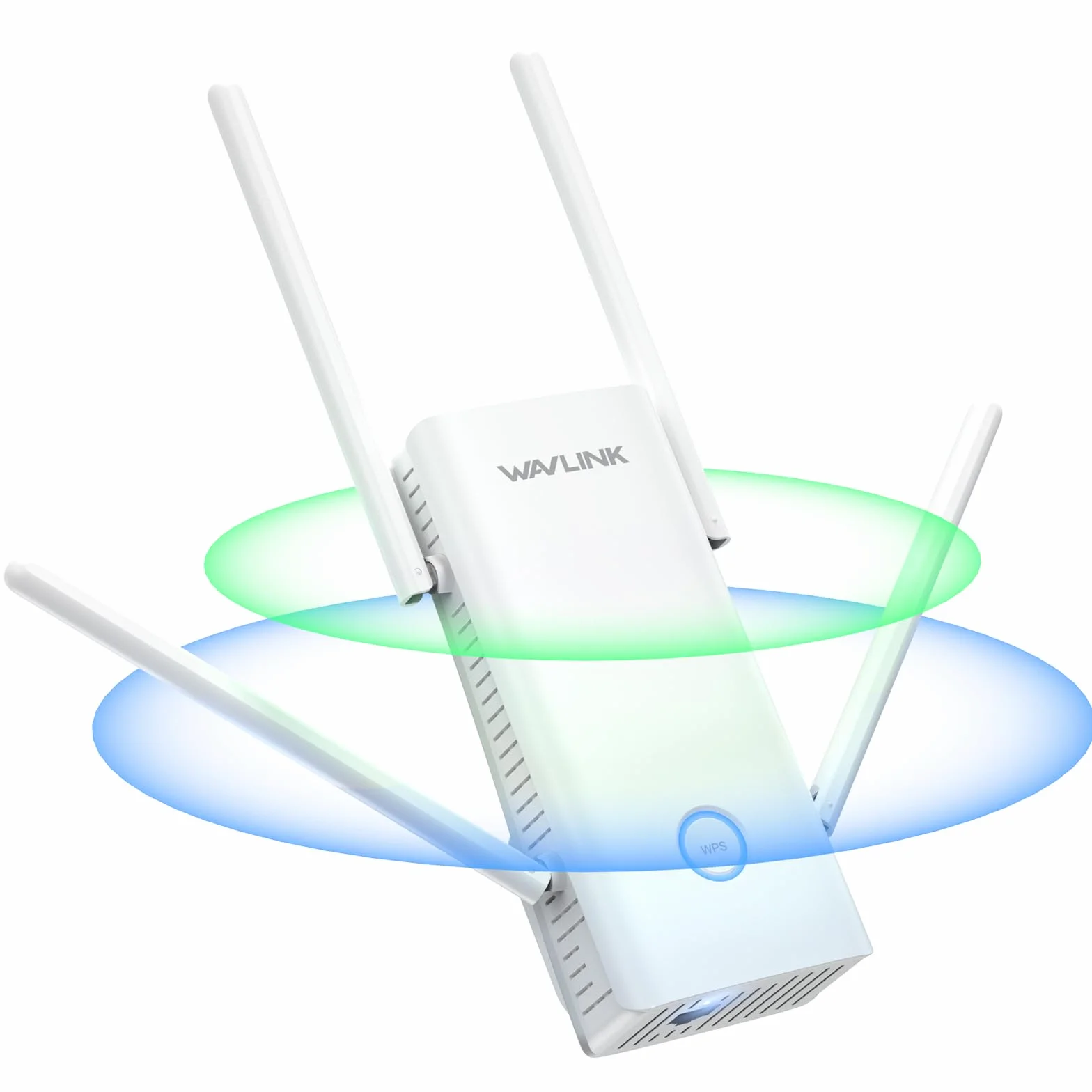WAVLINK AX3000 Dual Band Wi-Fi 6 Range Extender, WiFi Extender Booster, ripetitore WiFi con porta Gigabit, antenne 4x5dBi, supporto ripetitore/AP/router/modalità mesh, facile installazione, funziona