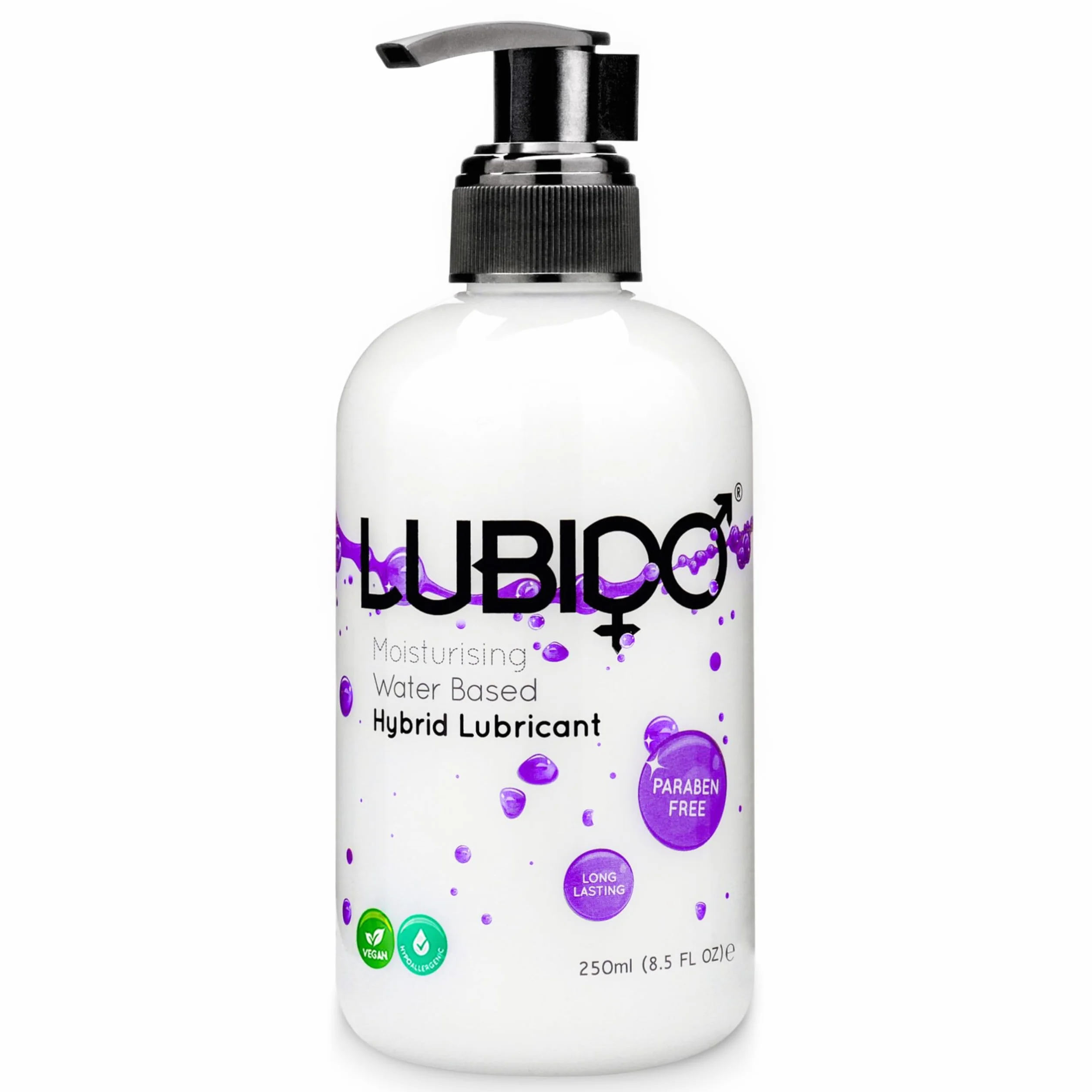 Lubido Gel lubrificante ibrido cremoso idratante senza parabeni 250 ml