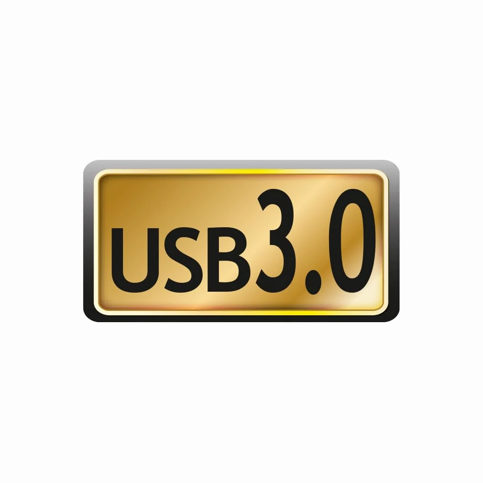 Transmedia USB HUB 3.0, 8 porte con interruttore e indicatore LED, incluso alimentatore 12 V/4 A, 7 x trasferimento dati e 1 x funzione di ricarica rapida, adatto per laptop e PC