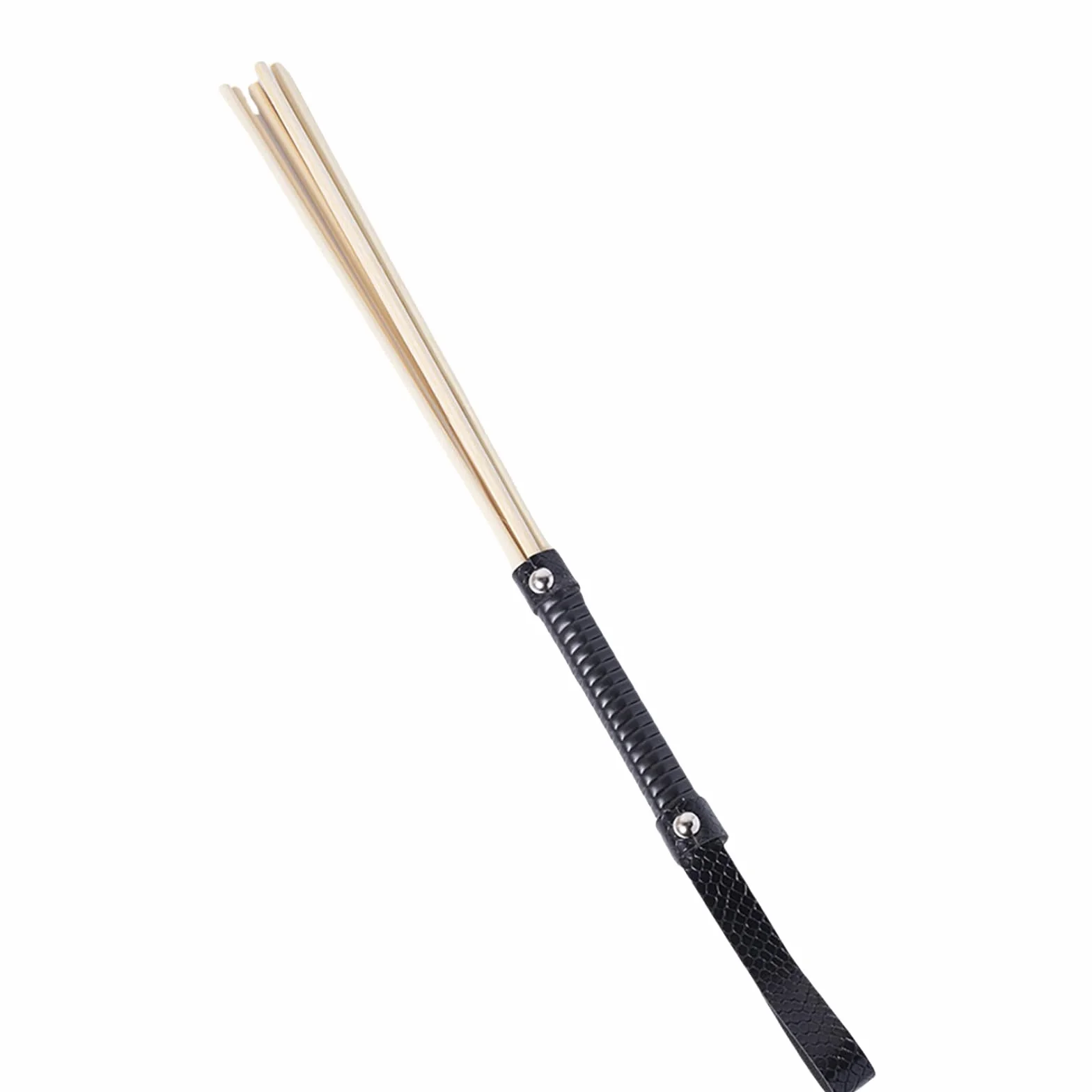 Frusta Bondage in Pelle Flogger Adulti Accessori Giocattoli Sessuali Coppie (Black)