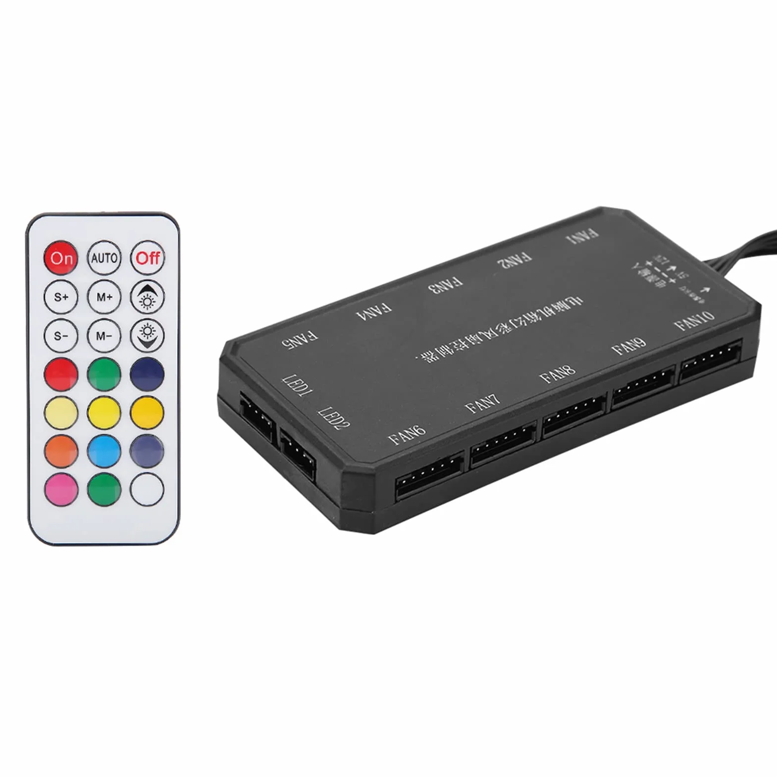 Zunate Controller Ventole RGB Wireless RF 5V 6PIN 15M Computer Alimentatore Anti-inversione