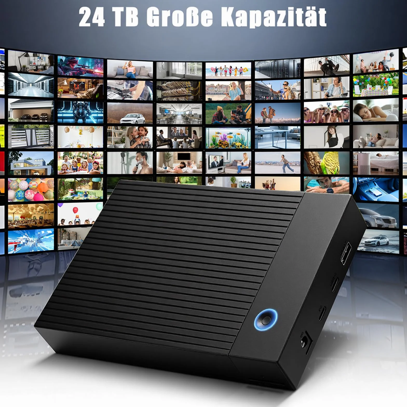 Docking Station USB 3.0 per HDD e SSD 3.5/2.5 pollici, 6 Gbps, UASP, 12V/2A