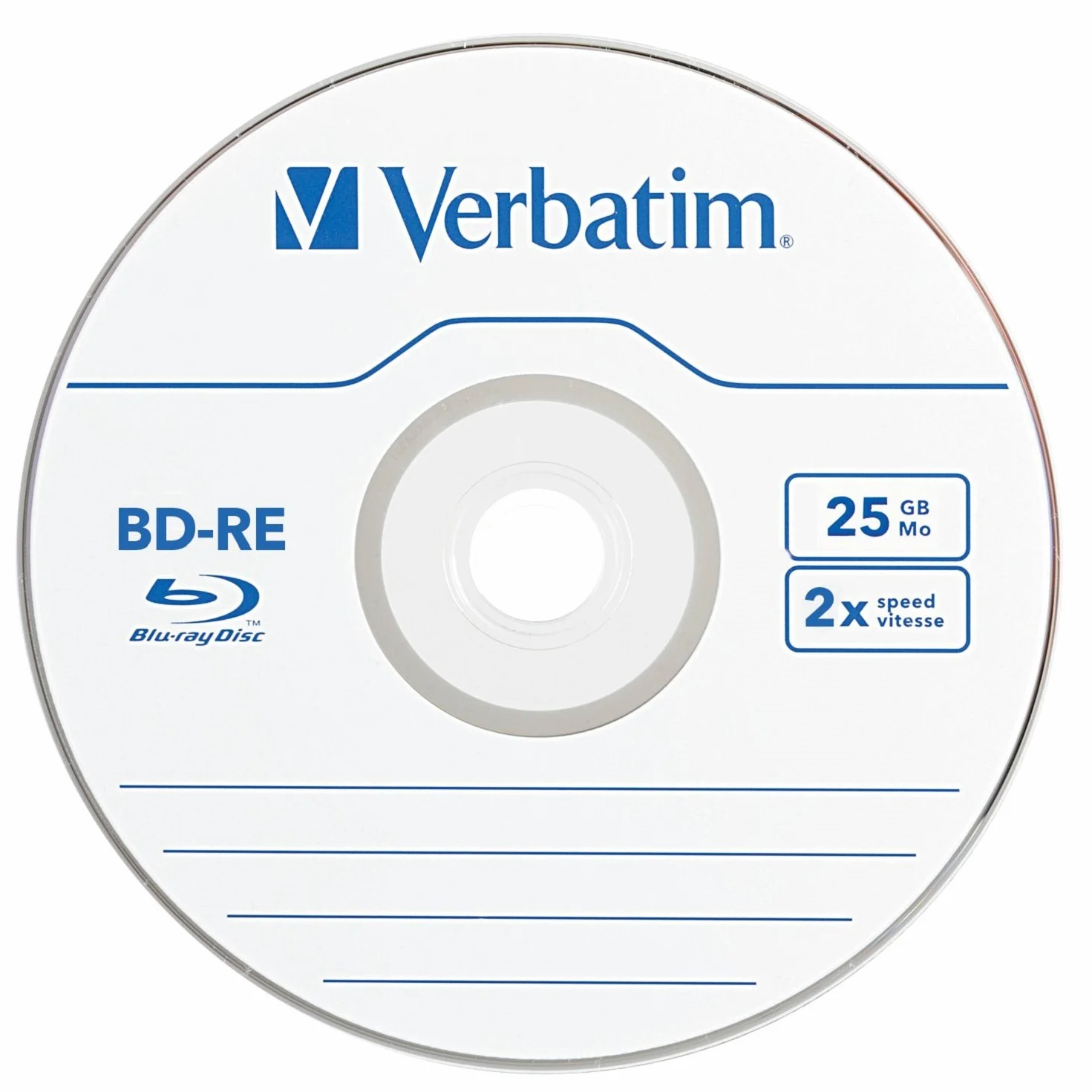 Verbatim BD-RE 25GB Blu-ray Riscrivibile (BD-RE), Confezione da 10