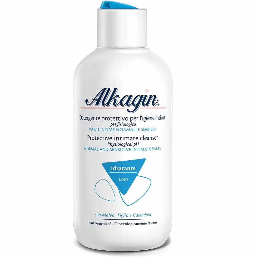 Alkagin Detergente Intimo pH Fisiologico Malva Tiglio Calendula 400ml