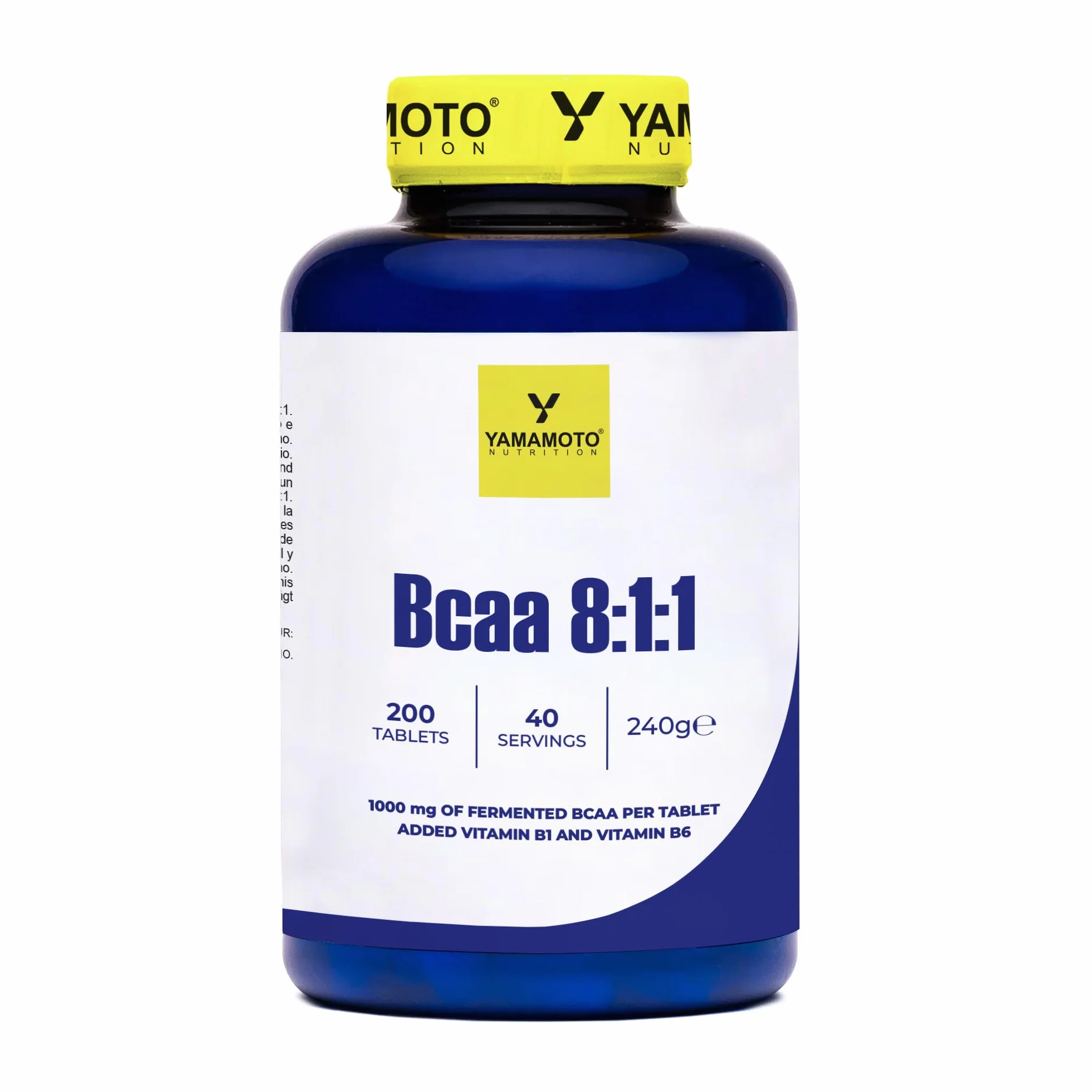 BCAA 8:1:1 integratore alimentare aminoacidi ramificati con vitamine B1 B6 200 compresse