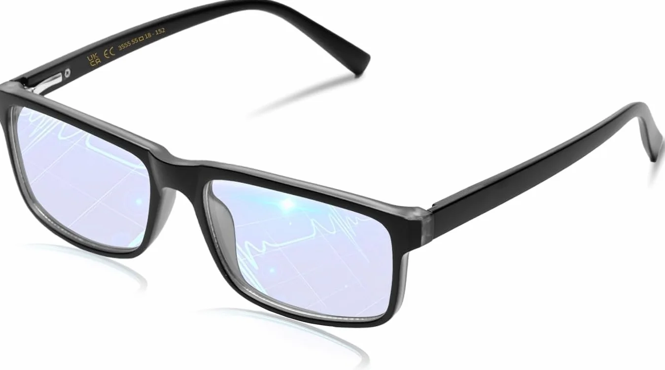 Occhiali Anti Luce Blu Uomo Donna PC Antifatica per Computer Monitor Gaming