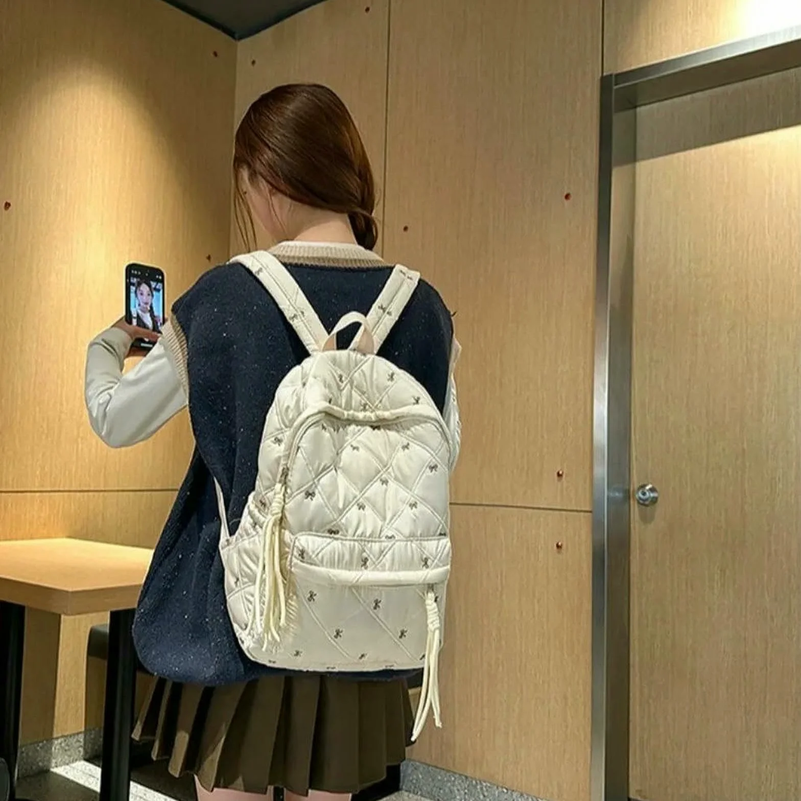 Zaino per La Scuola di Grande capacità Leggero Studenti Borsa Laptop Libri da Viaggio-Rosso