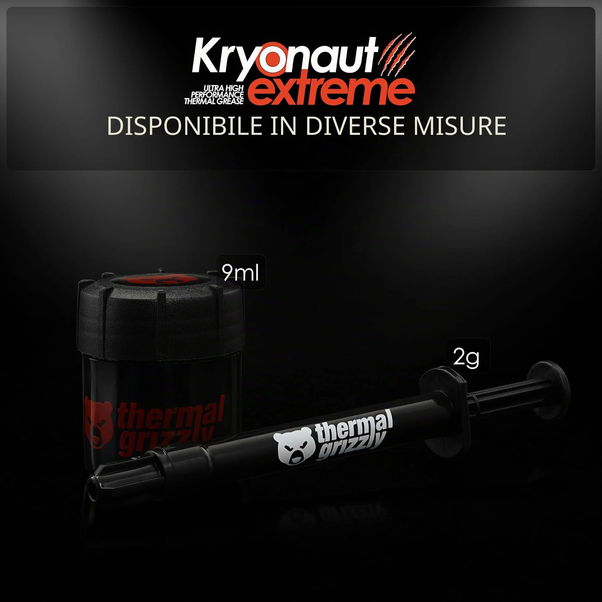 Termico Grizzly Kryonaut Extreme Wärmeleitpaste - 2 Grammi