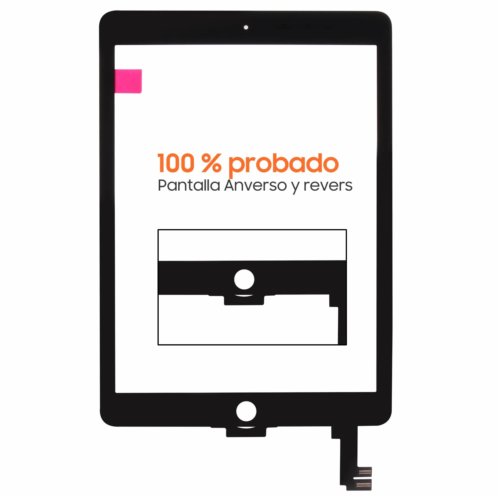 Schermo per iPad Air 2 9.7 A1566 A1567 Touch Screen per iPad Air 2nd Generazione Digitalizzatore Vetro Sensori Schermo Sostituzione Kit (nero)