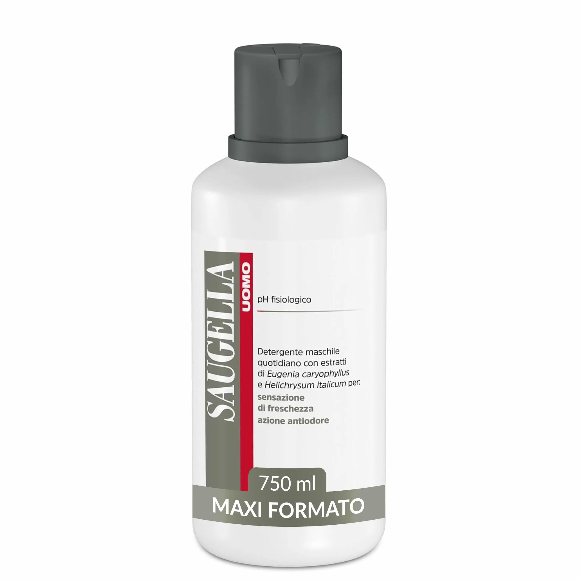 Saugella Uomo Detergente Corpo Rivitalizzante Antiodore 750 ml