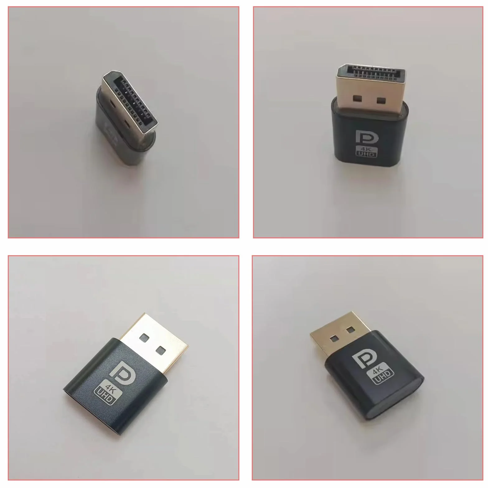 2 emulatori per display Headless Ghost, interfaccia DP, 1080p@60Hz, 2K@30Hz, 4K, DP-Dummy Plug,EDID Emulator, Display Emulator, per Mining, server remoti, desktop virtuali, senza monitor ecc