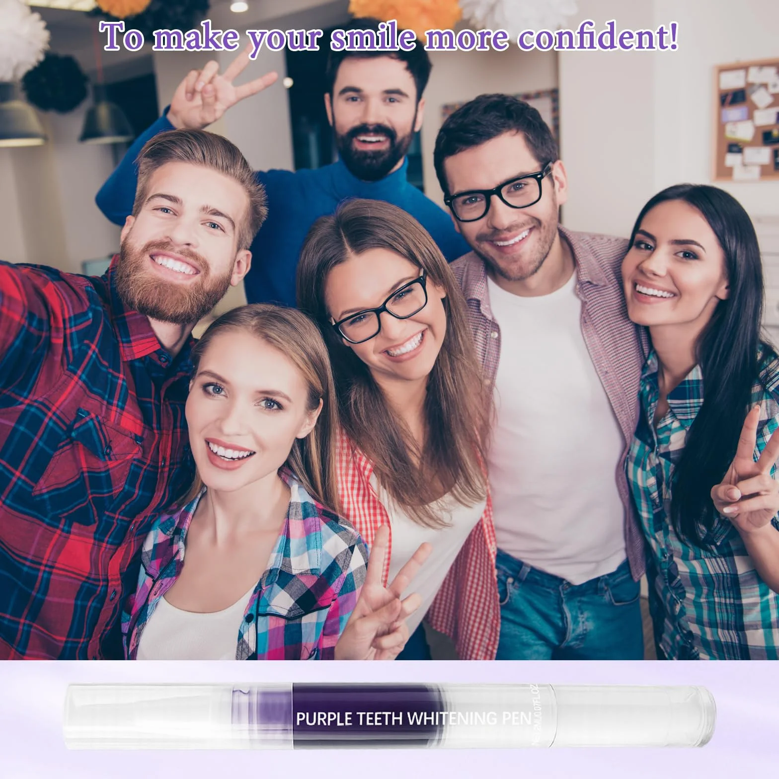Penna Sbiancante Denti Professionale Delicato Non Irritante 6 Pezzi