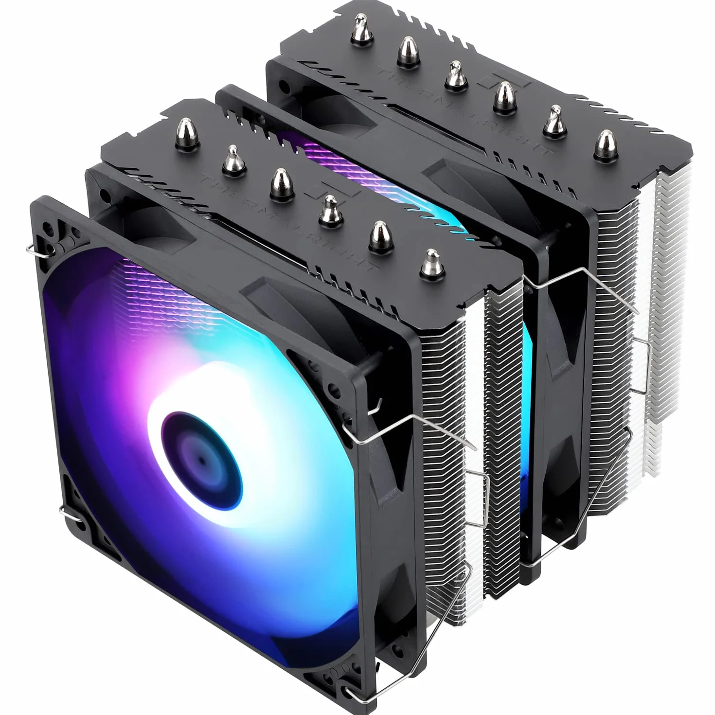 TR-Thermalright Peerless Assassin 120 SE ARGB Dissipatore ad aria per CPU, Doppia torre e ventola con 6 Heat pipe, Ventola PWM da 120mm TL-C12C-S a 1550RPM, per AM5/AM4, Intel LGA1851/1700/115X/1200