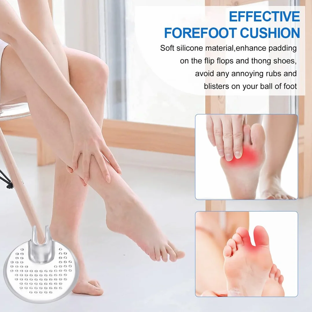 Infradito Sandali Toe Protector Pad Antiscivolo Silicone Inserti 12 Pezzi