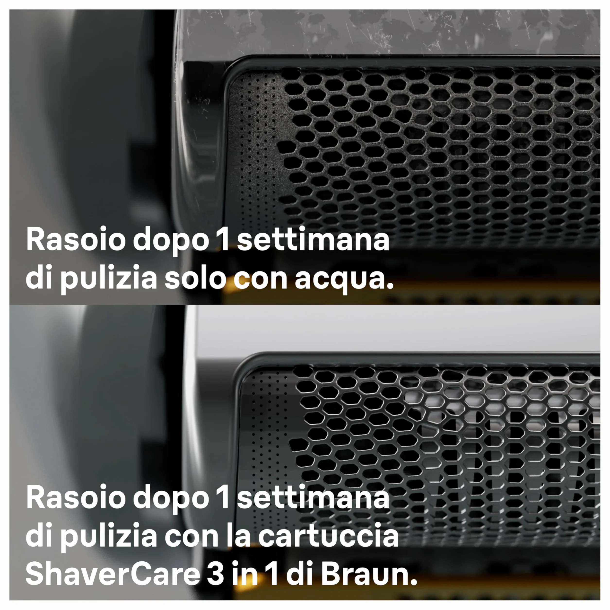 Braun Shavercare 3in1 Cartucce di Ricarica Originali per Stazione Smartcare, Pulisce Rasoio Elettrico, Igienizzando, Limone, 2 Pezzi