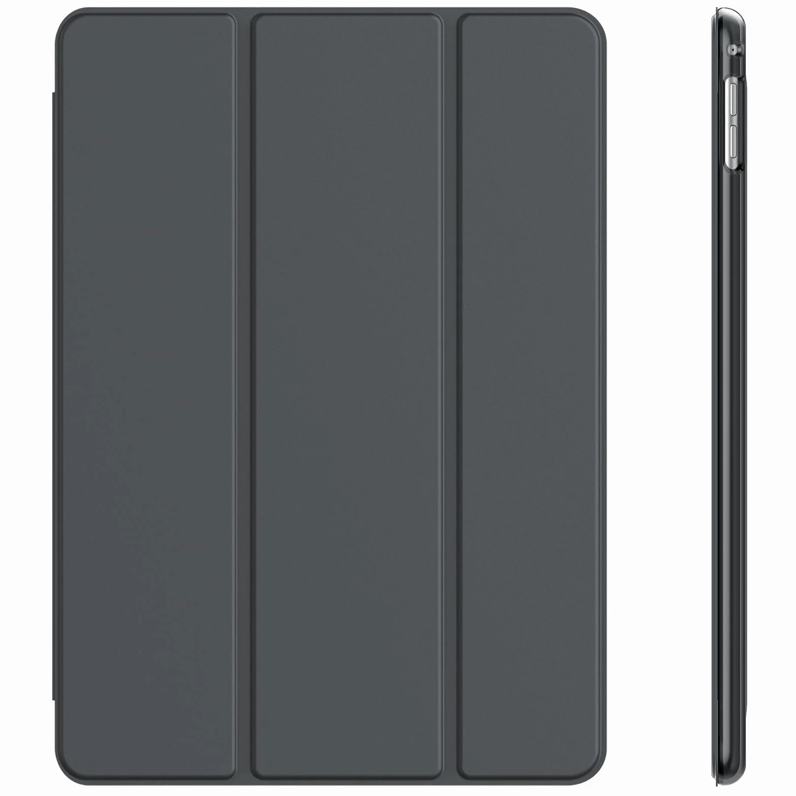JETech Custodia iPad Air 2 Cover Supporto Auto Svegliati Sonno Grigio Scuro