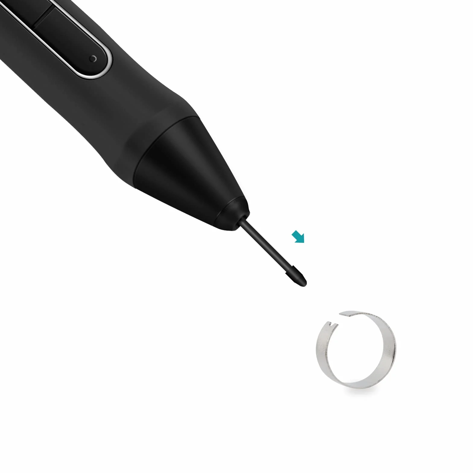 Punte per Penna HUION PN05A, Nere, Confezione da 10, Compatibili con la Penna Stilo HUION PW517 Adatto per Modello Kamvas 13, Kamvas 22, Kamvas 22 Plus, Kamvas Pro 24