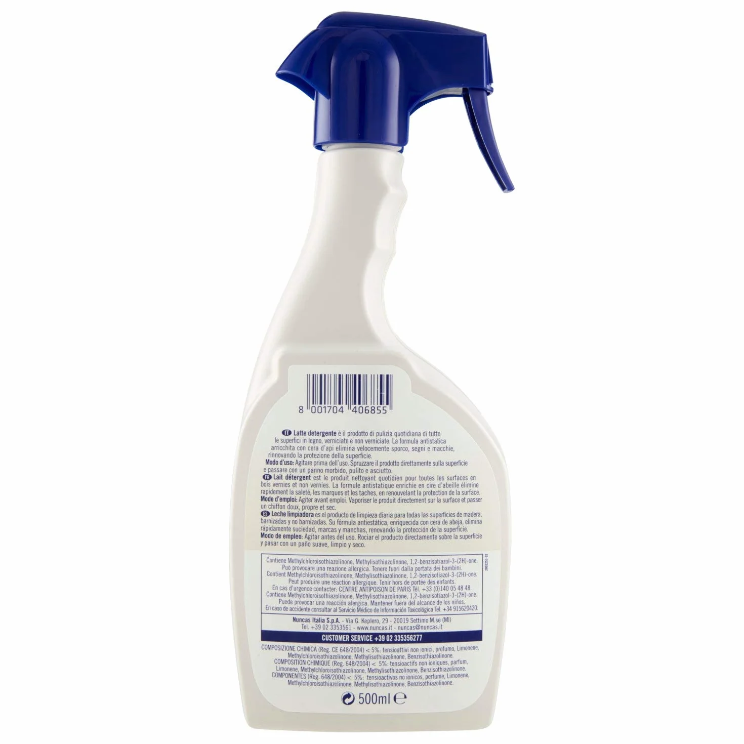 Nuncas Livax Mobili&Design Latte Detergente Legno 500ml