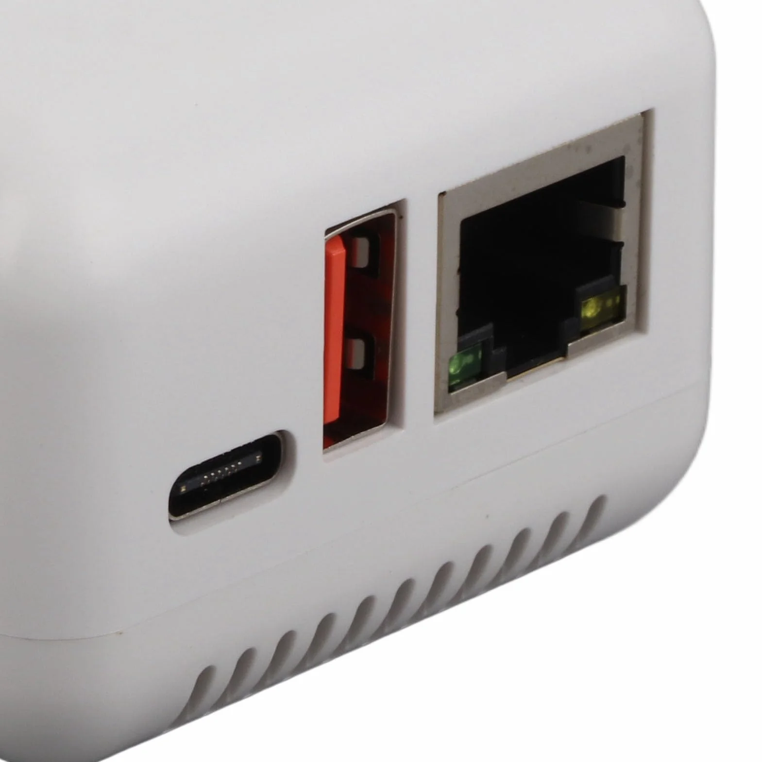 Dpofirs Server di Stampa di Rete USB 2.0, Server di Condivisione Stampa LAN per Stampanti USB, Adattatore Server di Stampa per Computer per iOS, Wins XP, Android, Tipo C, Porta USB,