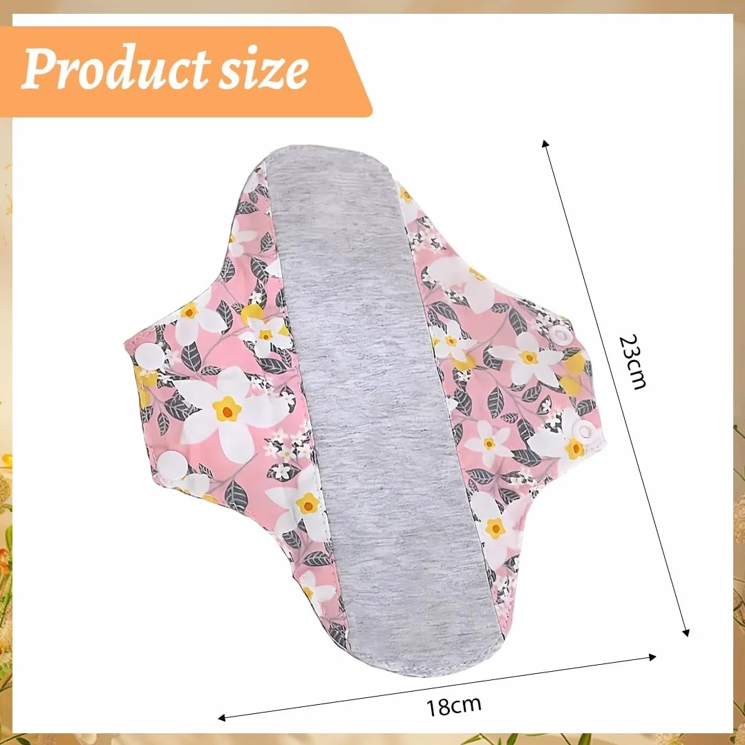 Assorbenti Lavabili Donna 3 Pz, Mutande Assorbenti Riutilizzabili, Salvaslip Cotone Fibra Di Bamboo 18x23cm