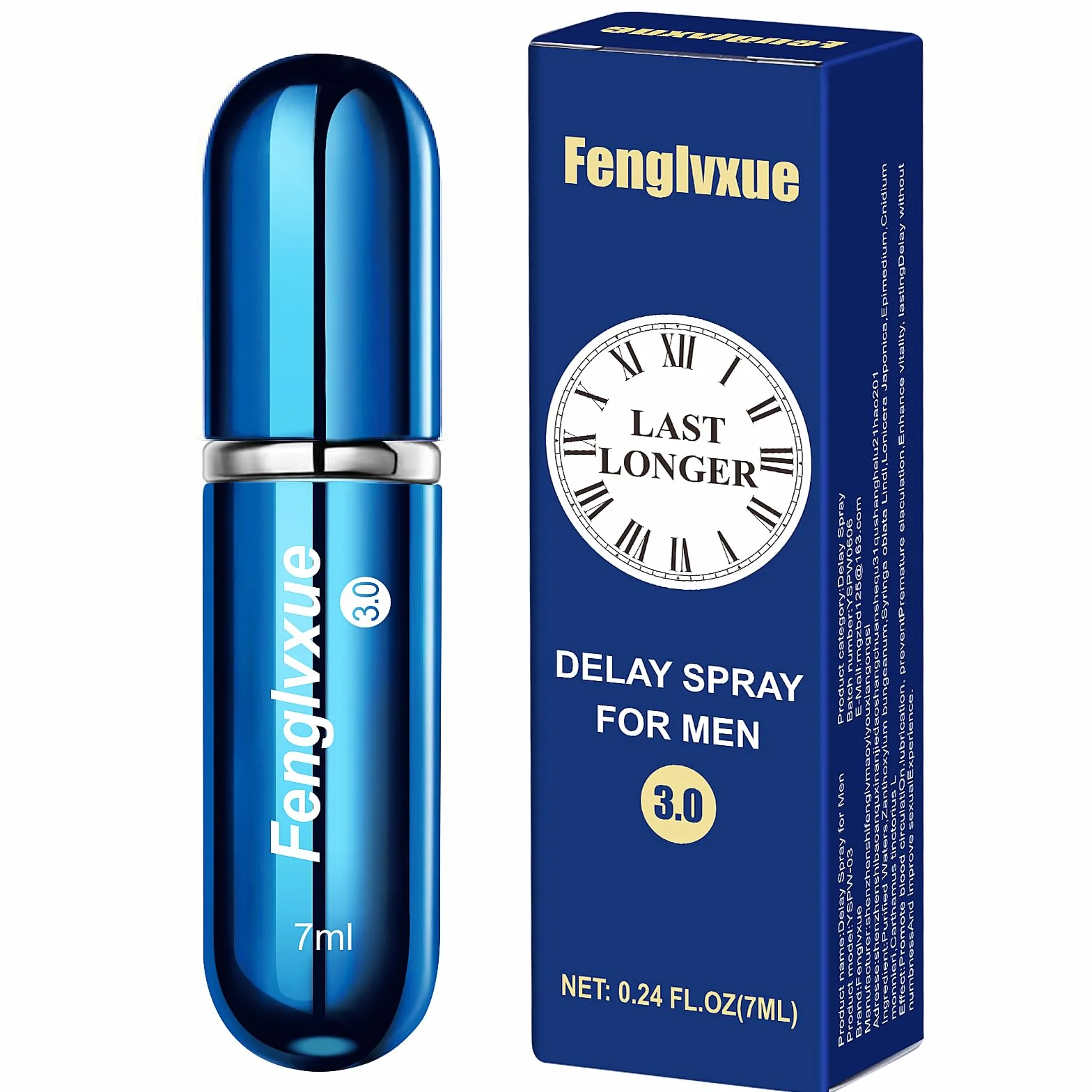 Delay Spray dla mężczyzn 0.24 Fl Oz 7 ml