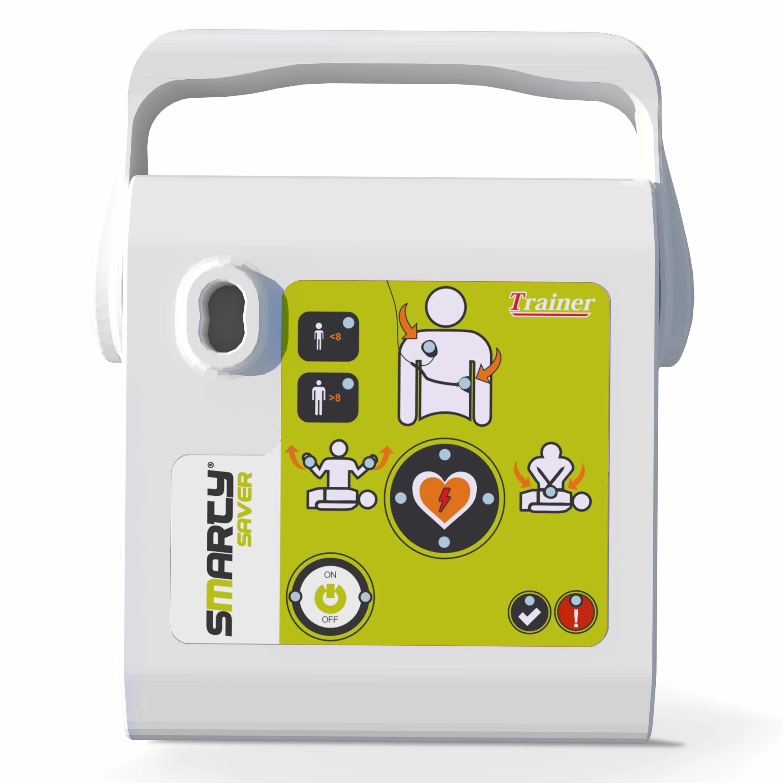 AMI ITALIA Defibrillatore mini trainer SMARTY SAVER completo di accessori Made in Italy