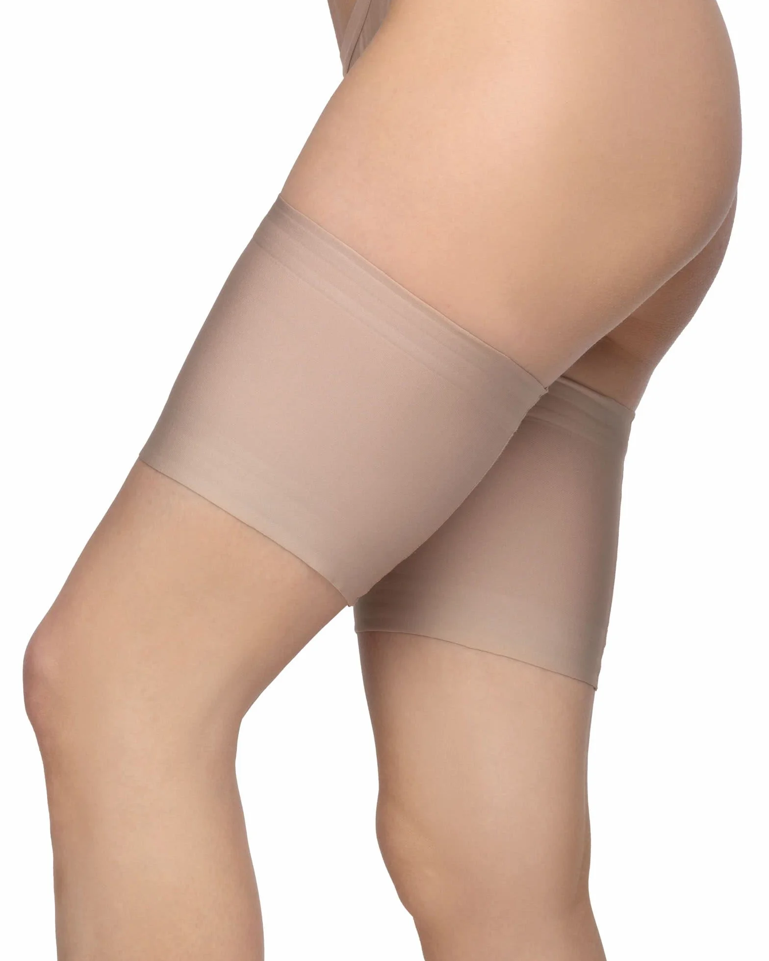 Fasce elastiche anti-sfregamento per cosce in silicone antiscivolo raso pizzo