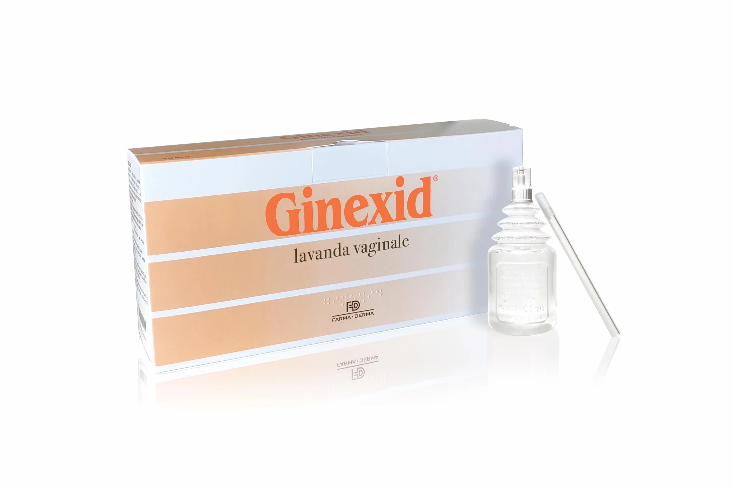 FARMA-DERMA Ginexid Lavanda Vaginale 5 Flaconi 100 ml Soluzione per Irrigazione Vaginale Bruciore Irritazioni Prurito