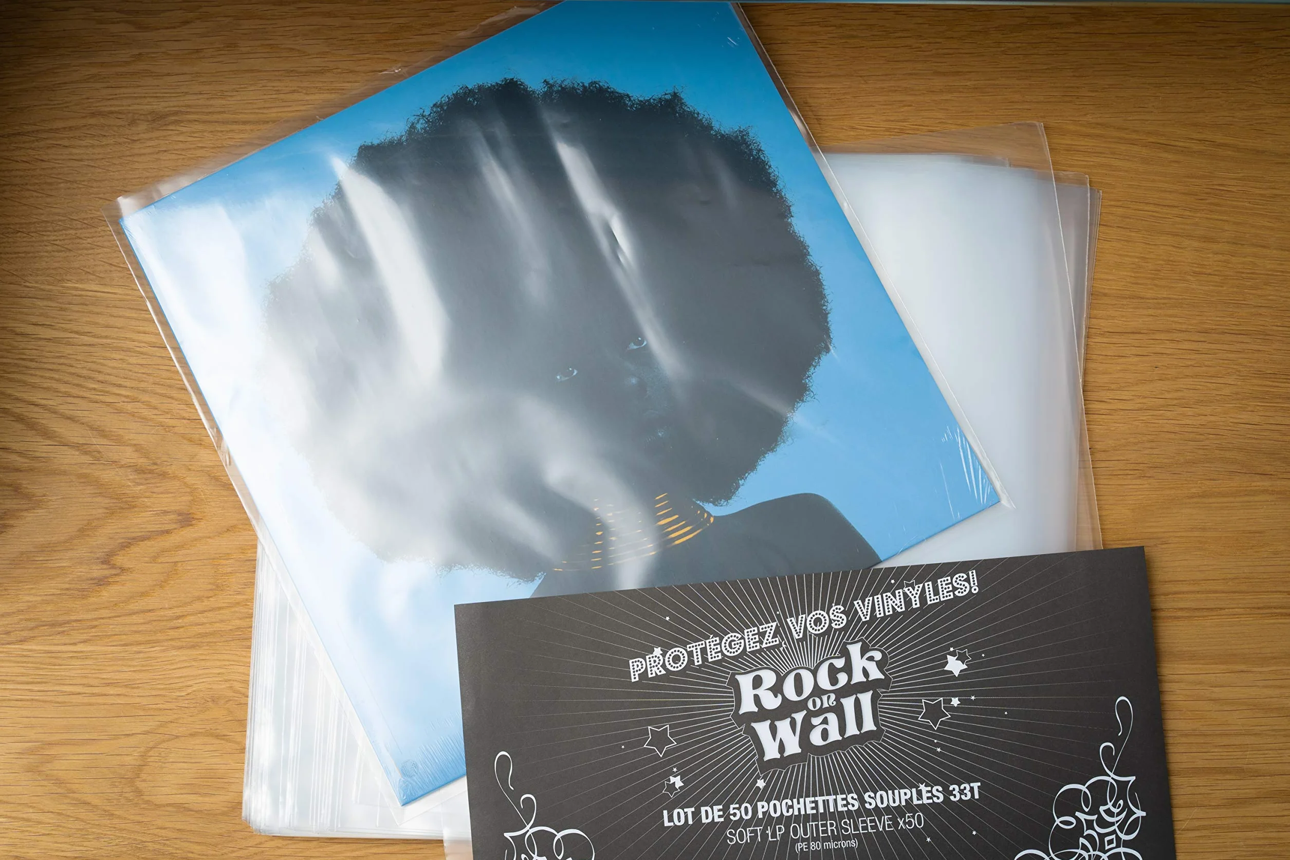 Rock on Wall Busta morbida, 33T, confezione da 50