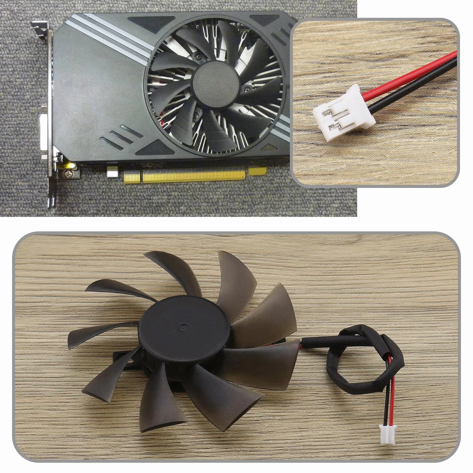 Ventola Di Raffreddamento Della Scheda Video Con Cuscinetto A 2 Pin Compatibile Con Zotac GTX Mini Ventola Di Raffreddamento Della Scheda Grafica A 2 Pin Ventola Con Cuscinetto