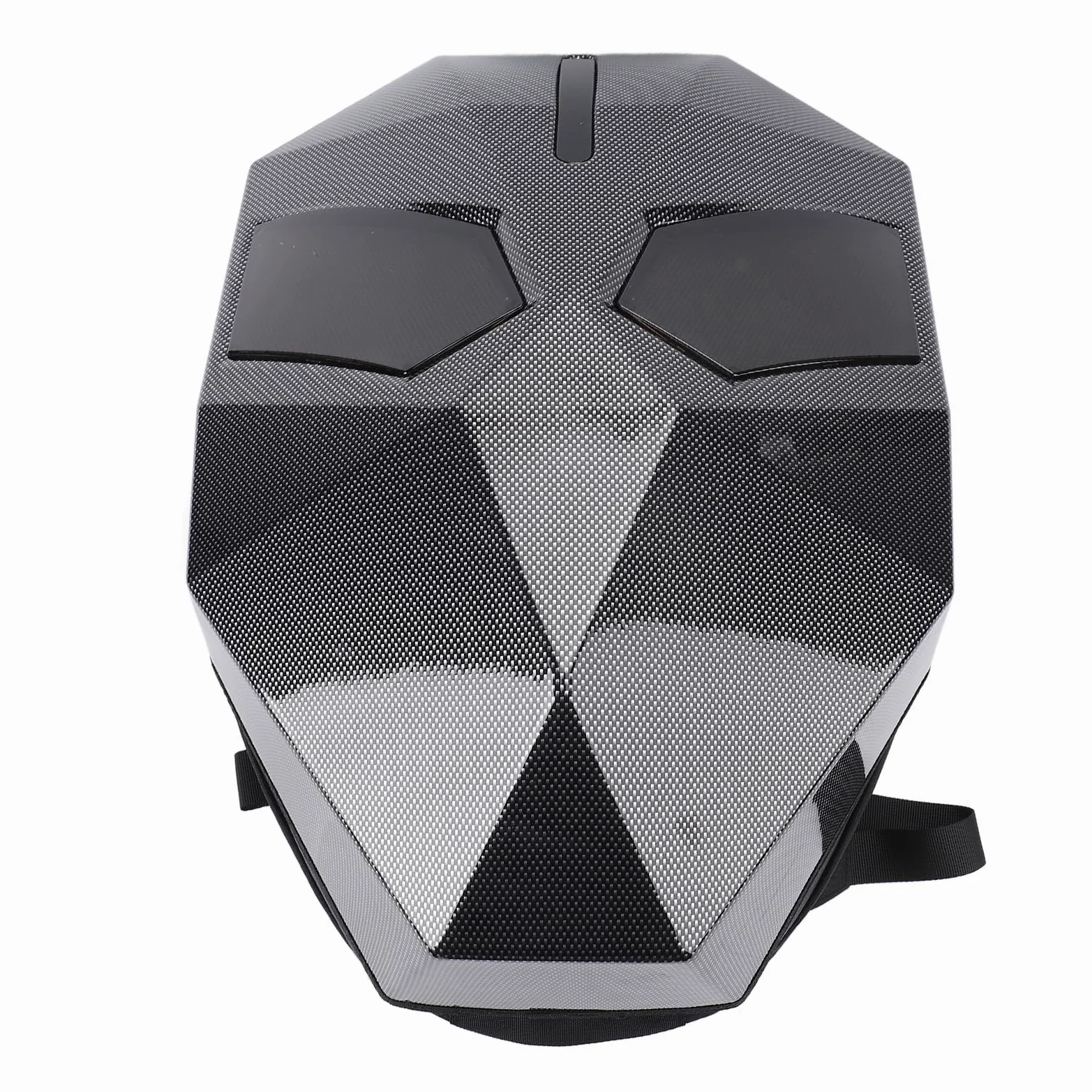 FTVOGUE Zaino per Moto a LED, Borsa per Laptop con Guscio Rigido in PC ABS con Schermo a Colori Programmabile, Display da 60 X 48, Cinghie Regolabili per Ciclismo da Viaggio da Uomo
