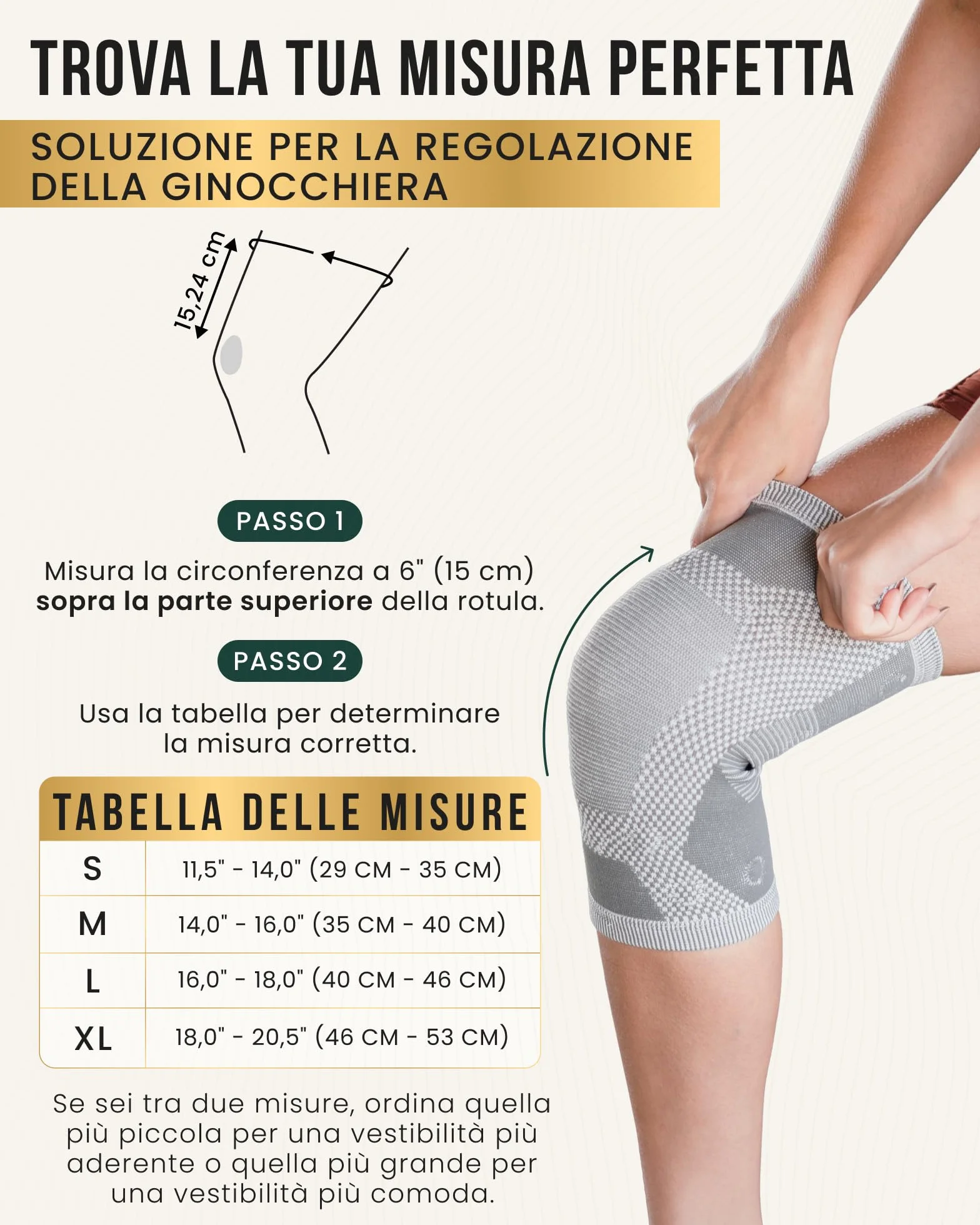 MagnetRX Magnetoterapia Ginocchio Ginocchiera Magnetica Terapeutica Confezione da 2 Taglia L