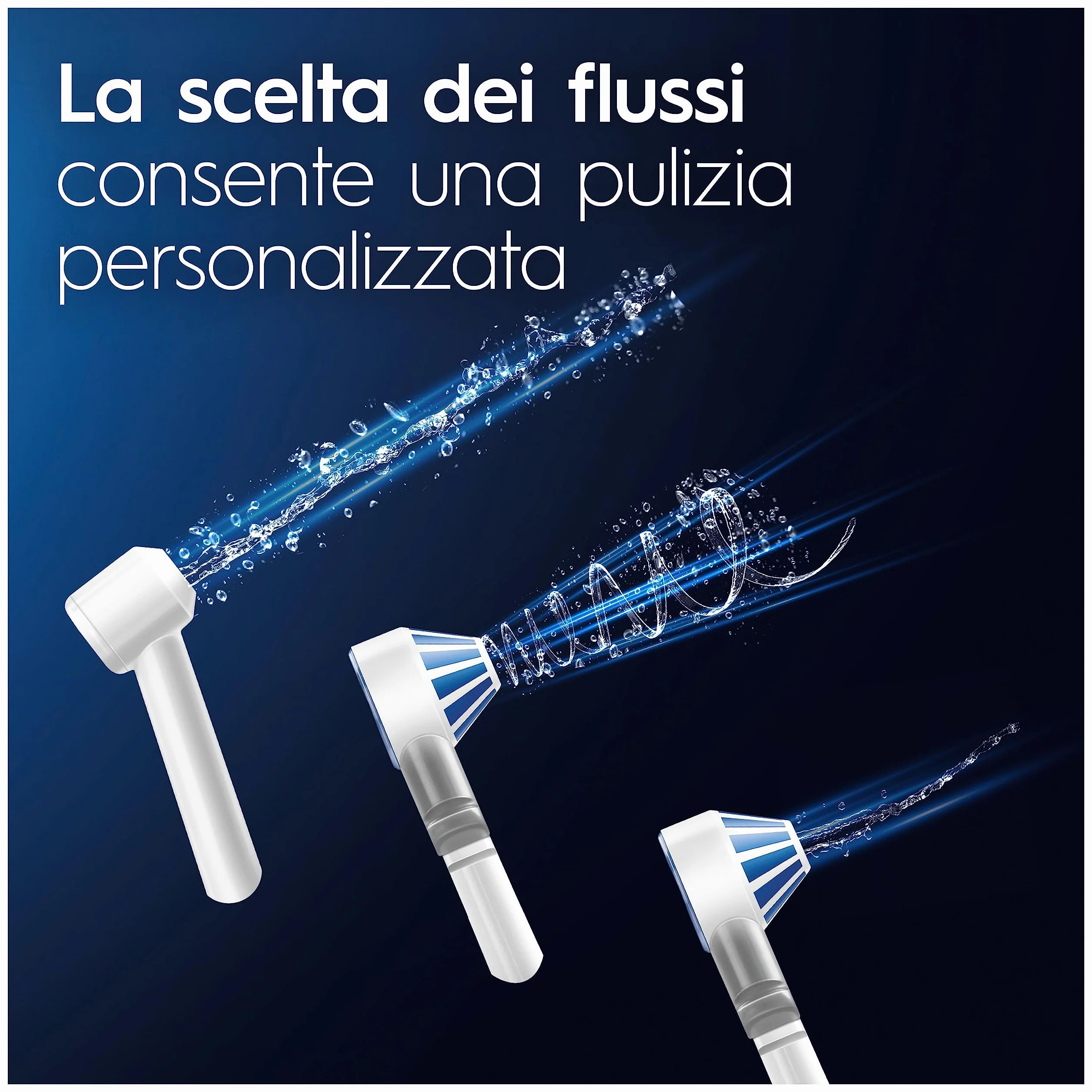 Oral-B Idropulsore Spazzolino Elettrico Ricaricabile Pro Series 1 con Oxyjet e Waterjet
