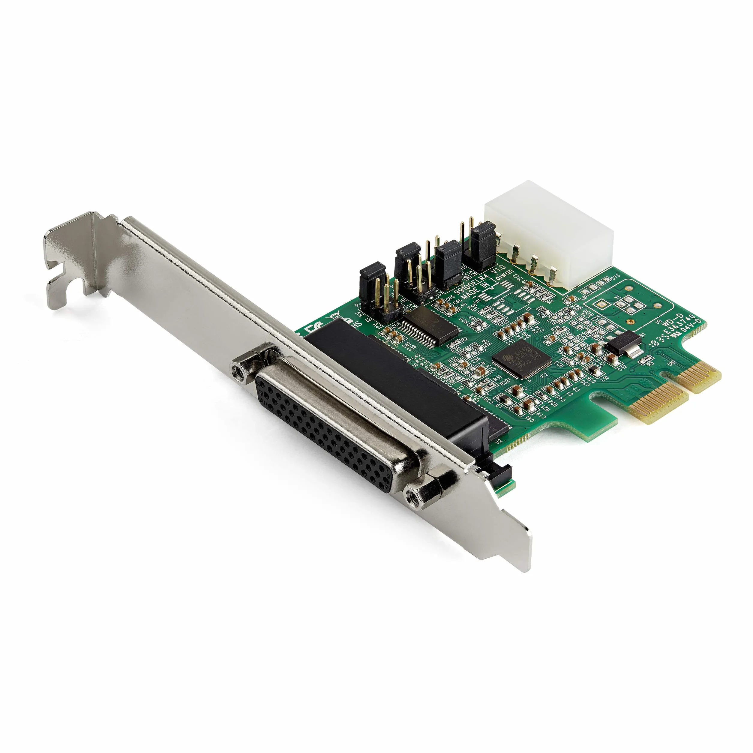 StarTech.com Scheda Adattatore Seriale PCI Express RS232 a 4 Porte, Scheda di Espansione/Controller Seriale PCIe RS232 /DB9, 16950 UART, Windows/Linux (PEX4S953)