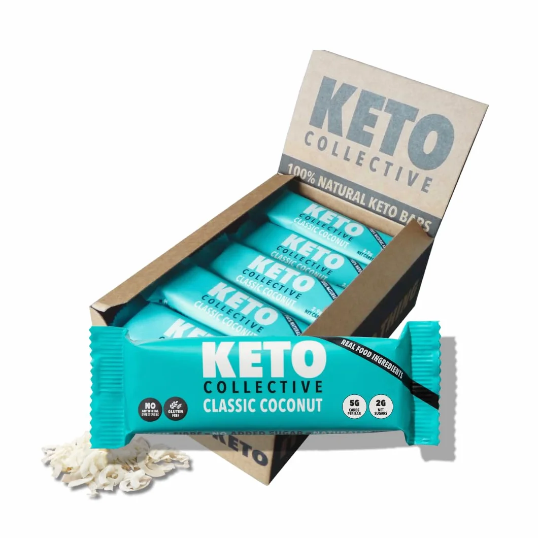 Keto Collective Barrette Cheto Cocco 15x40g Low Carb