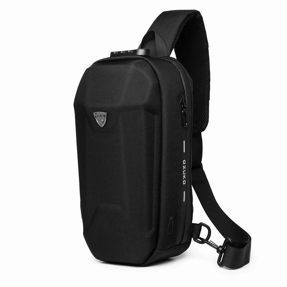 Borsa a tracolla a tracolla anti furto borsa impermeabile da viaggio con porta di ricarica USB