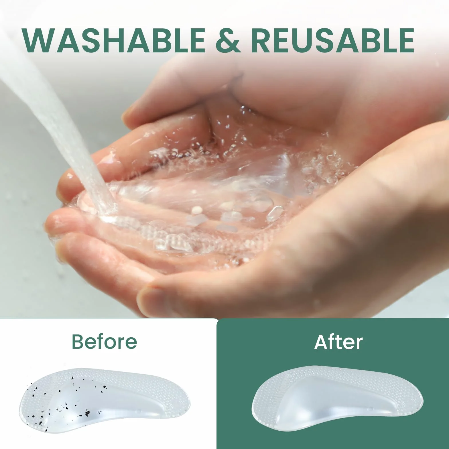 Welnove 8 Paia Gel Solette per Fascite Plantare, Arco di Sostegno Imbottiture Piedi Piatti, Altezza 0,8cm