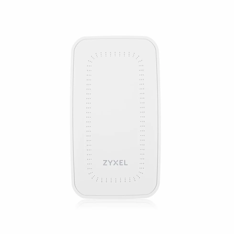 Zyxel AX3000 WiFi 6 Dual-Radio NebulaFlex Pro Wall-Plate Access Point | 2x2:2 MU-MIMO, Wall Plate mounting, 3 porte LAN Including 1 with PoE 5W pass through | PoE+ (802.3at) [WAX300H]