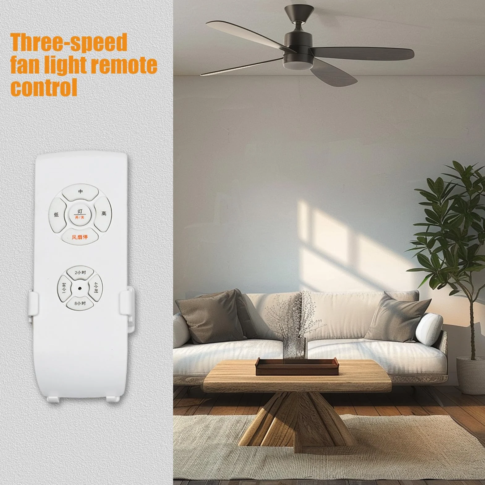 Controller universale ventola luce telecomando 85–240 V 3 passi