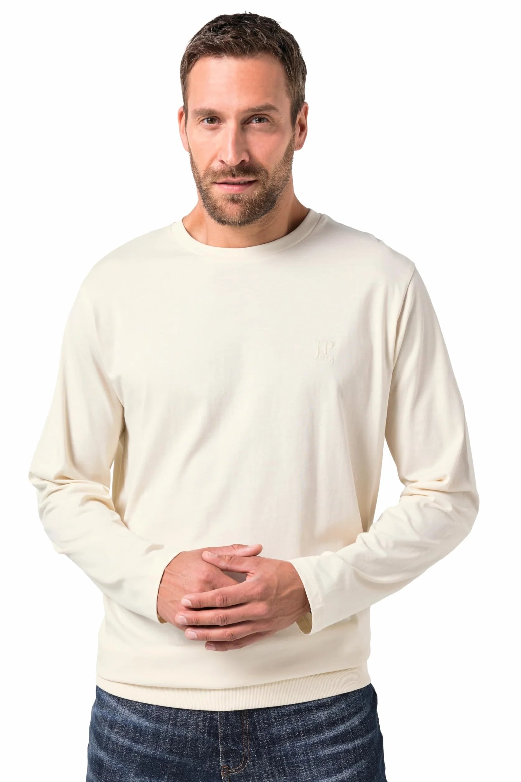 JP 1880 Langarmshirt Rundhals bis 8 XL