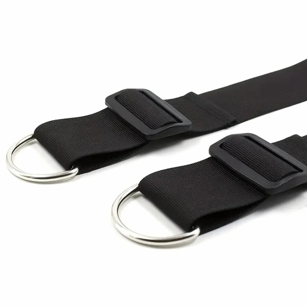 Regolabili manette per porte in nylon nero, set cinghie yoga