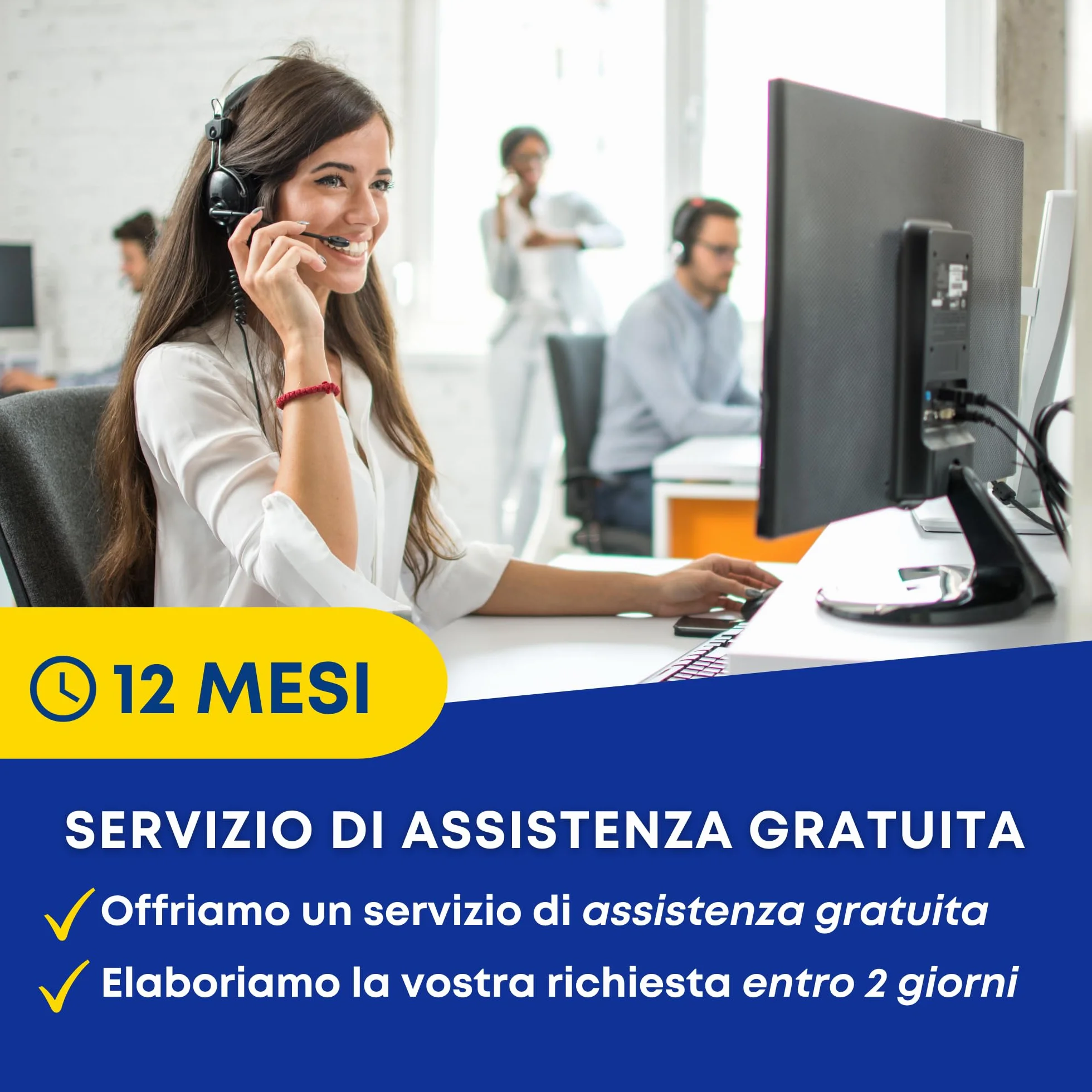 PC Desktop i7 16GB RAM 512GB SSD Wi-Fi Libre Office Windows 11 PRO Ricondizionato