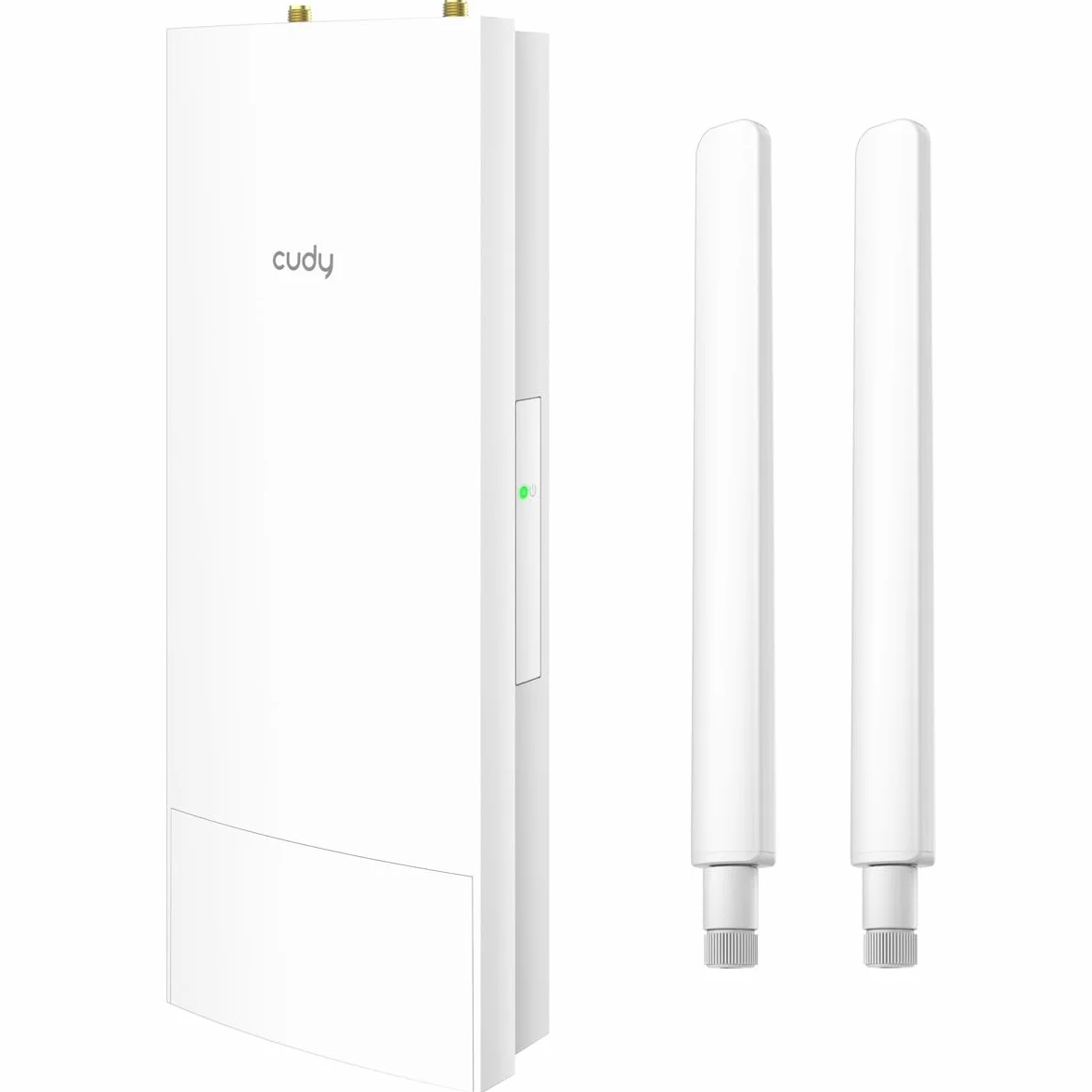 Cudy Punto di Accesso WiFi 6 ad Alta Potenza AX3000 Esterno, IP65 Resistente alle intemperie, Fem Esterne ad Alta Potenza, Porte Gigabit RJ45, Supporto Poe passivo 802.3at o 48~57V, Protezione Contro