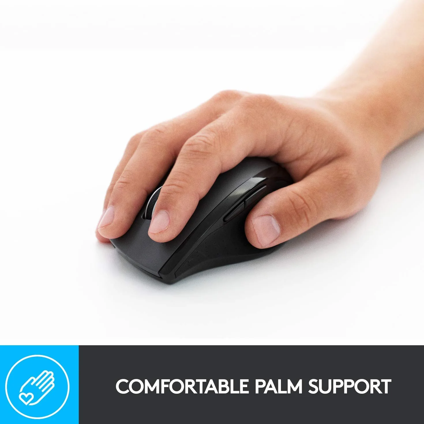 Logitech M705 Wireless Mouse Nero Ricondizionato per Windows Mac Laptop Computer