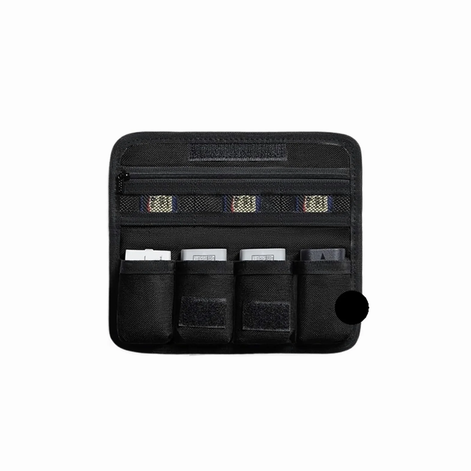 Borsa Organizer Per Cavi Borsa Da Viaggio Digitale For Organizer Cavi, Batterie, La Conservazione, Custodia Protettiva Semplice(Black-L)