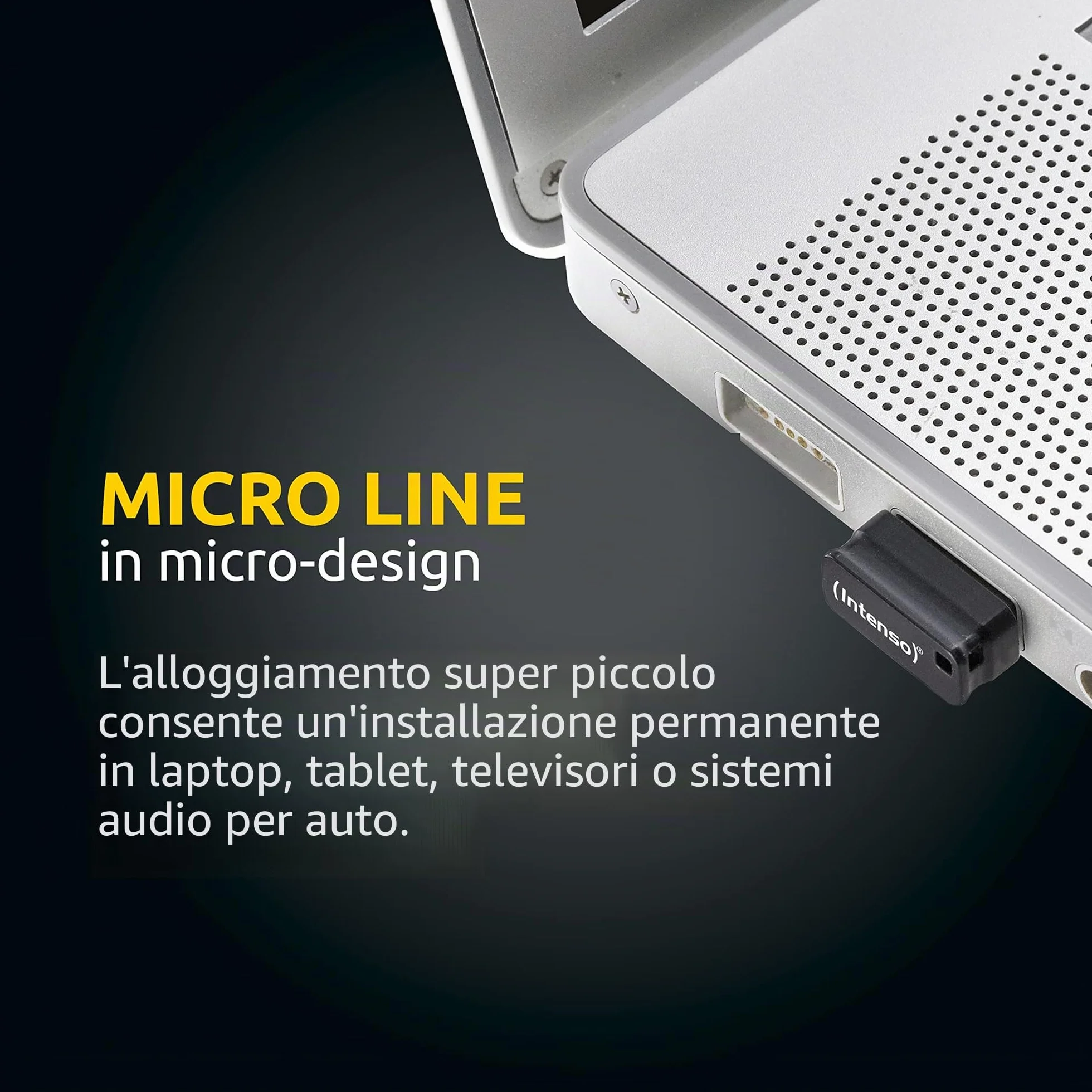Intenso Micro Line Chiavetta USB 16 GB USB 2.0 Nero