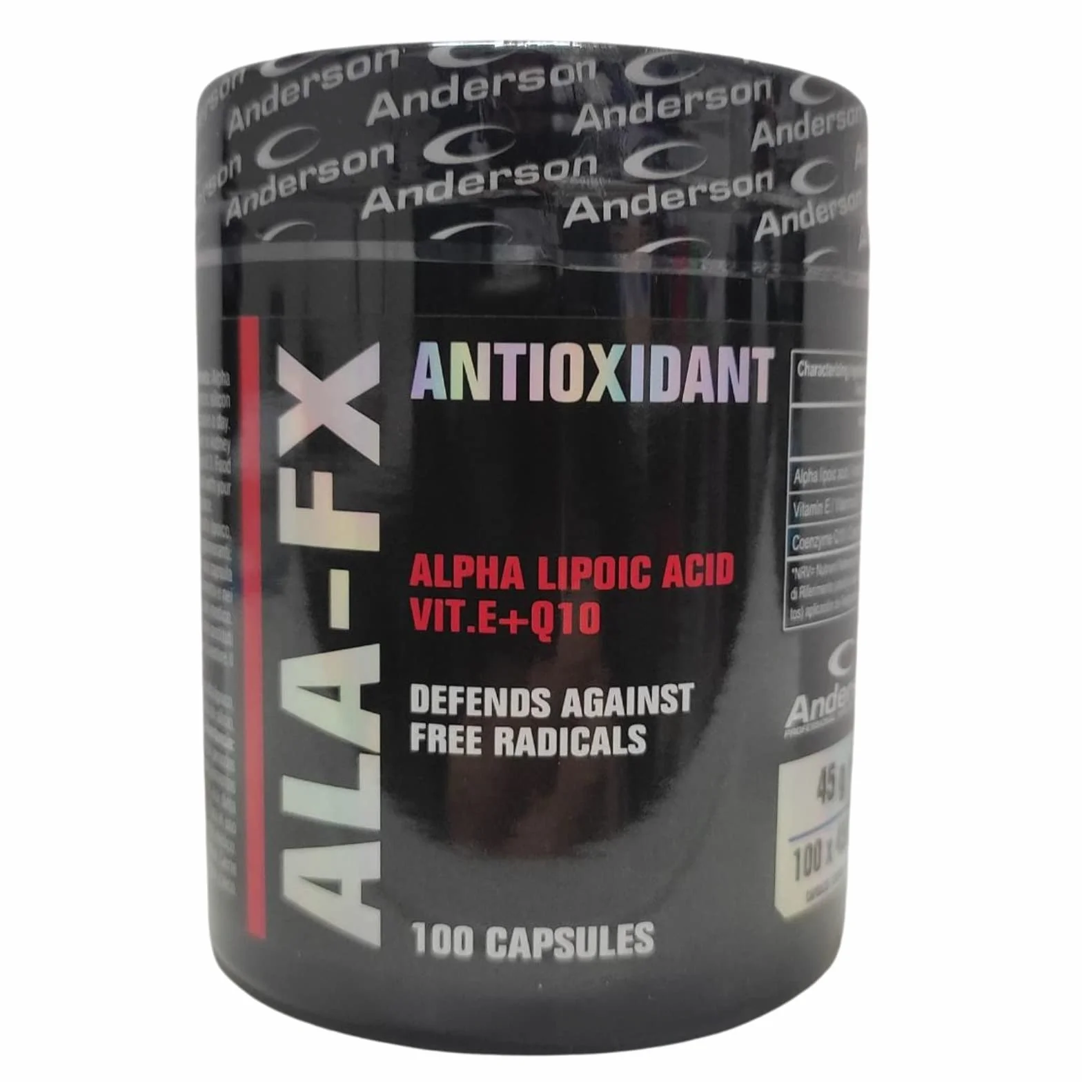 Anderson Integratore ALA FX BURN 450mg 100 Capsule